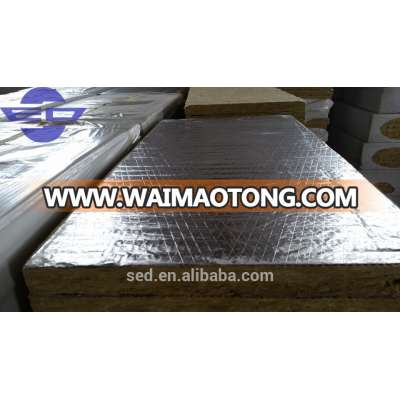 Heat insulation rock wool with aluminum foil faced excellent thermal insulation property mineral wool panels